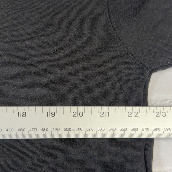 The Beatles "Let It Be" Cropped Sweatshirt Hoodie Black Women's Size Medium - Picture 4 of 7